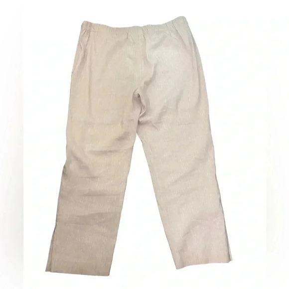J.Jill Linen Blend Button Hem Pants - Picture 5 of 6